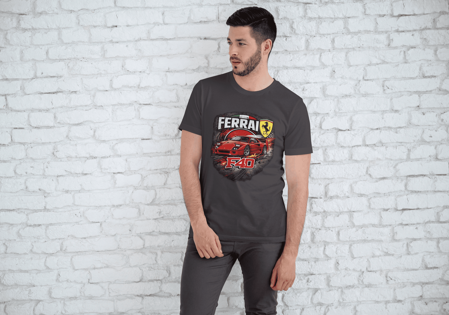 Ferrari F40 Classic Crew T-Shirt